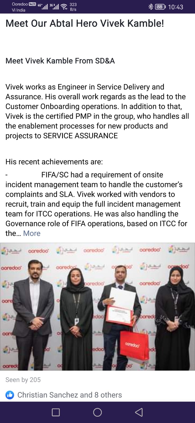 Fifa Recognition & Manager Comments