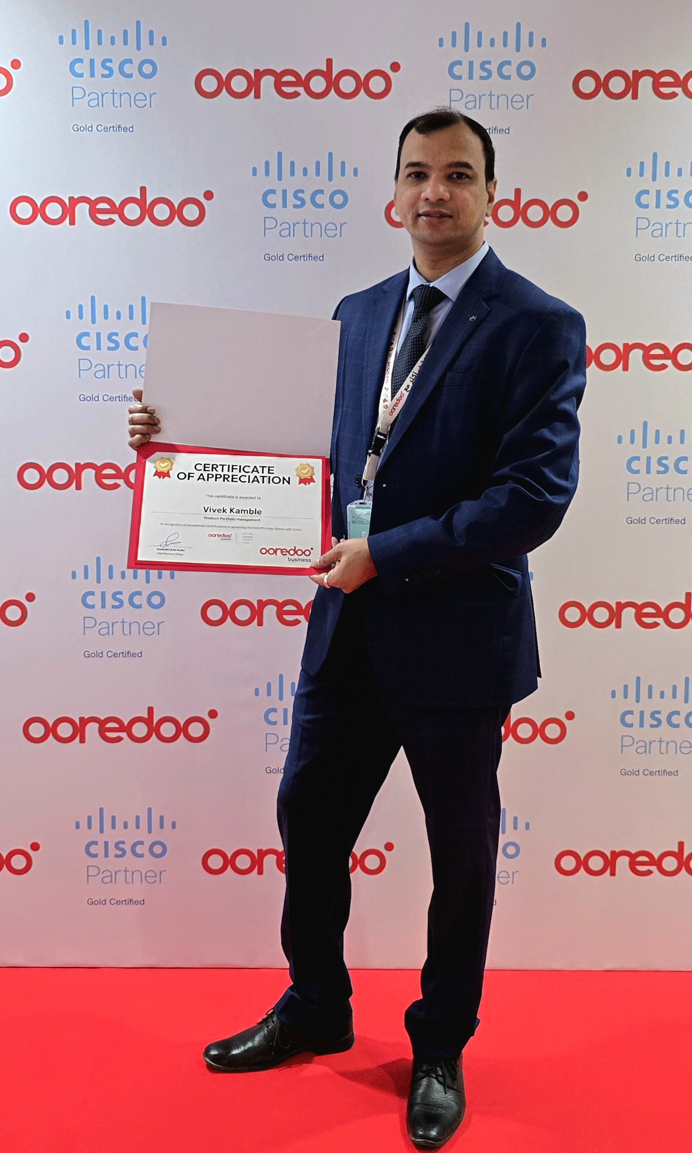 Cisco Award Certificate